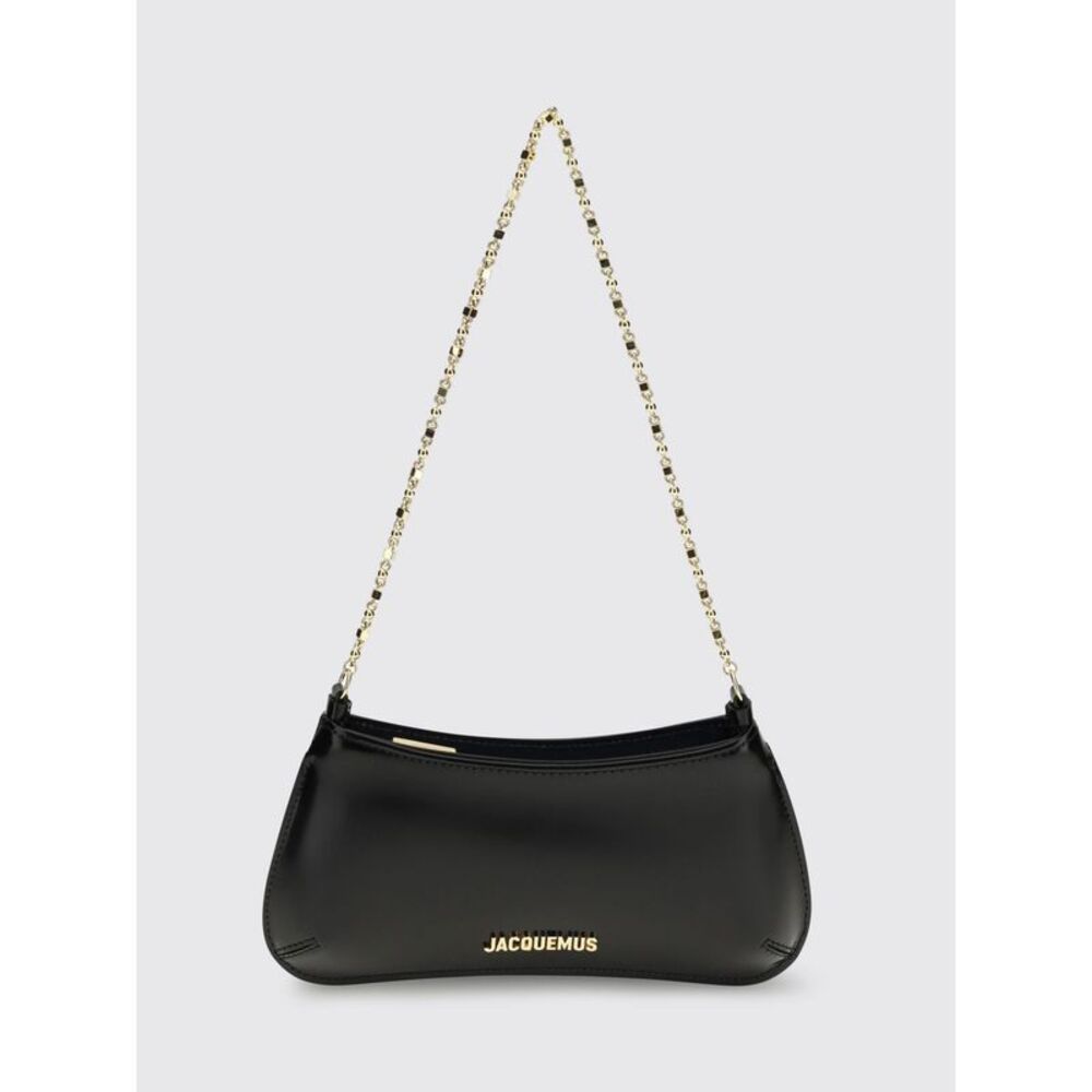 Jacquemus Women Jacquemus The Small Bisou Chaine Leather Shoulder Bag - Picture 1 of 3